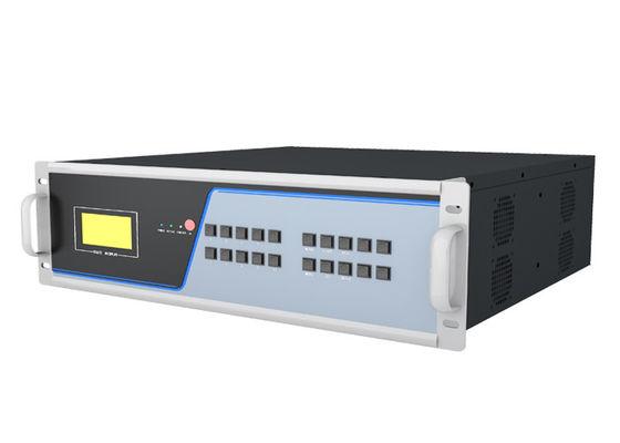 3840x2160 60 هرتز و سازگاری پایین پیشرفته FPGA 88 پورت 3.5 U فیبر KVM ماتریس