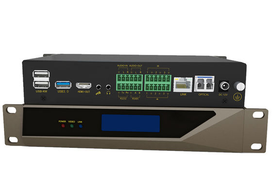 سوئیچ متریکس فیبر Kvm سوئیچ متریکس فیبر نوری Kvm Over Fiber Optic USB 3.0
