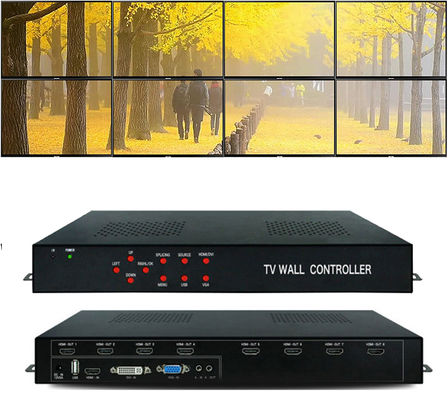 2x2 3x3 LCD Video Wall نمایشگر سیستم های کنترل کننده