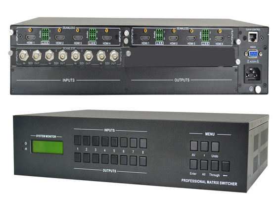 سوئیچر ماتریس بدون درز HDMI ماتریس شکاف Hdmi از طریق IP TCP