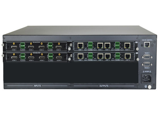 سوئیچر بدون درز EDID 4K ماتریس ویدیو 8 ورودی HDMI 8 خروجی HDBaseT