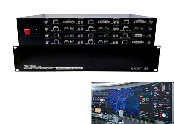 12 پورت فرستنده HDBT توسعه دهنده Hdbaset به Hdmi تبدیل 4k
