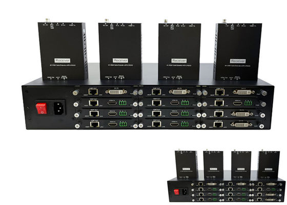 رابط زن فرستنده ویدئو HDMI 4K HDBaseT با 12 پورت