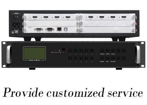کنترلر دیوار تصویری 100VAC 4x4 HDMI , کنترل دیوار تلویزیون ماتریکس 3x3
