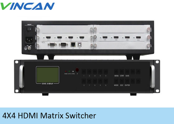 کنترلر دیوار تصویری 100VAC 4x4 HDMI , کنترل دیوار تلویزیون ماتریکس 3x3