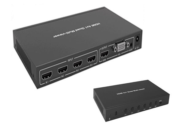 مولتی نمایشگر چهار بعدی Hdmi کامل 1080P 4k 60 هرتز 4x1 با عملکرد سوئیچر بدون درز