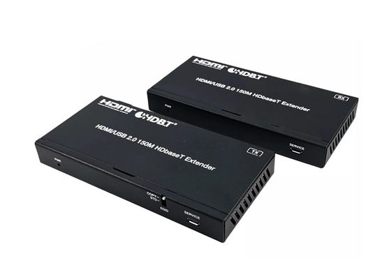 18 گیگابیت بر ثانیه HDBaseT HDMI2.0 150 متر توسعه دهنده ویدئو HD با USB 2.0