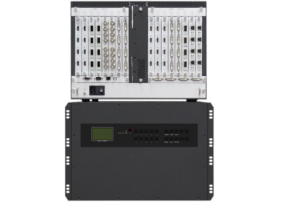 96 کانال ورودی و خروجی کنترل کننده دیواری ویدیویی 3x3 Rgb / Yuv444 / Yuv422 / Yuv420