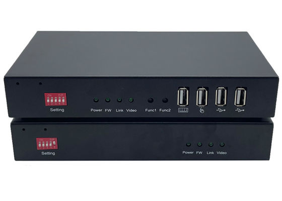 10 کيلومتر HDMI 1.4 Kvm USB Fiber Optic Extender