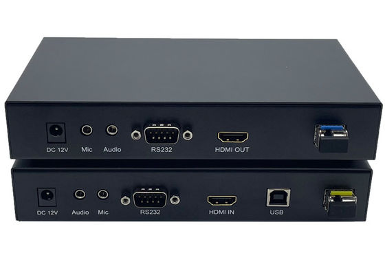 10 کيلومتر HDMI 1.4 Kvm USB Fiber Optic Extender