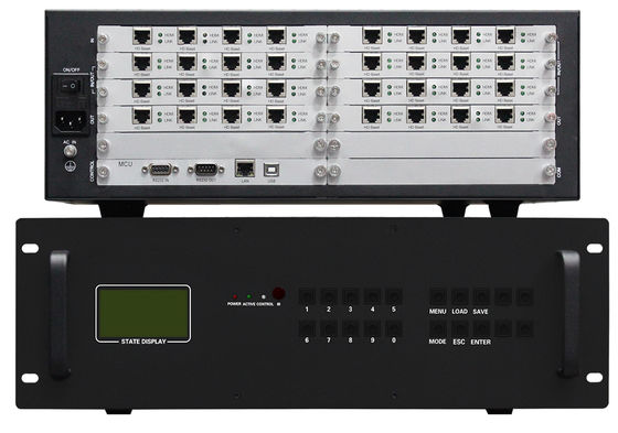 8K60 ویدیو 16 In 16 Out پردازنده ویدیویی با کیفیت بالا 1x4 2X2 3X2 کنترل کننده دیواری ویدیویی