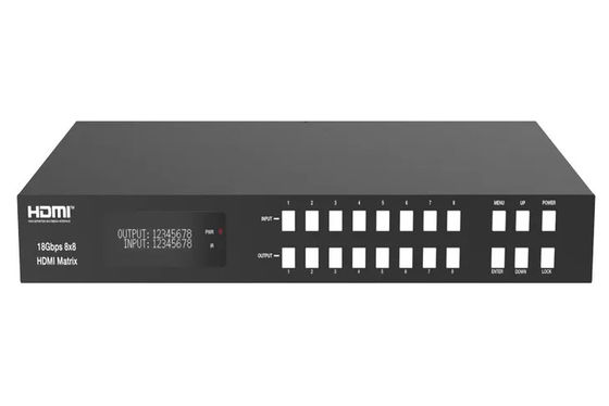 HDCP 2.2 HDMI Multi Port Switcher پشتیبانی شده برای رزولوشن های خروجی متعدد