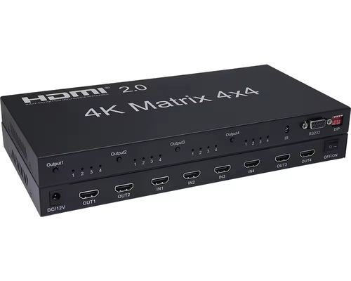 سوئیچر متریکسی 4x2 hdmi با استخراج صوتی