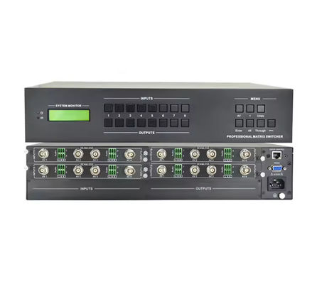 سوئیچر ماتریس ویدئویی OEM ODM برای رزولوشن خروجی تا 4Kx2k 60Hz