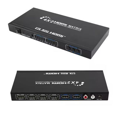 hdmi 4x4 hdmi1 4 متریکس سوئیچر 4x2 4k hdr hdmi hdcp 2.2 متریکس سوئیچر