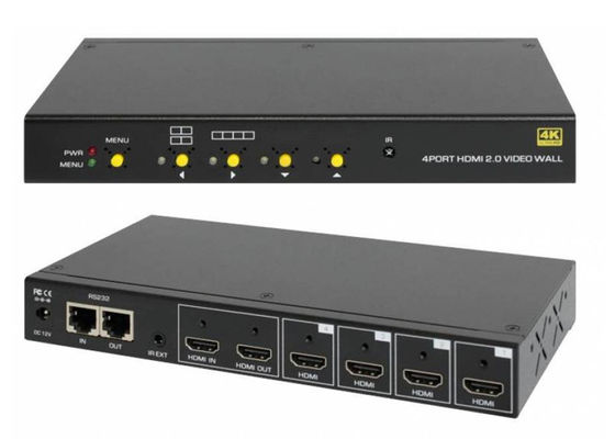 کنترل کننده دیواری ویدئویی چند صفحه ای HDMI - پشتیبانی از طرح و پیکربندی انعطاف پذیر