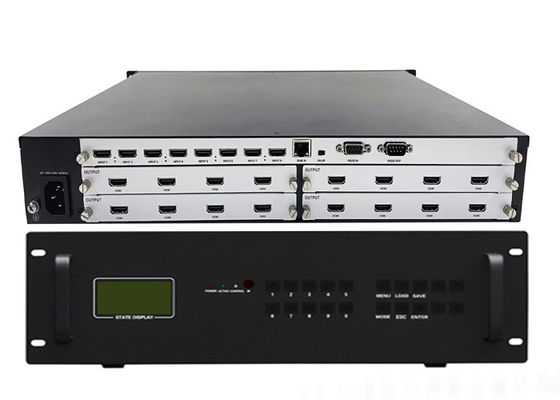 کنترل کننده دیواری ویدئویی ماژولار و پردازنده دیواری ویدئویی با 3840x2160 60Hz، حالت کنترل IP و منبع تغذیه دوگانه