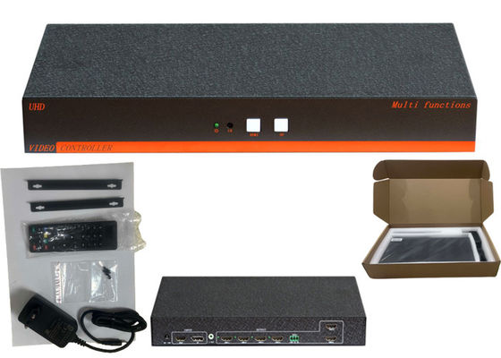 پورت سریال کانکتور نوع D کنترلر دیواری ویدئویی HDMI 2x1 حالت های دیواری پشتیبانی ODM