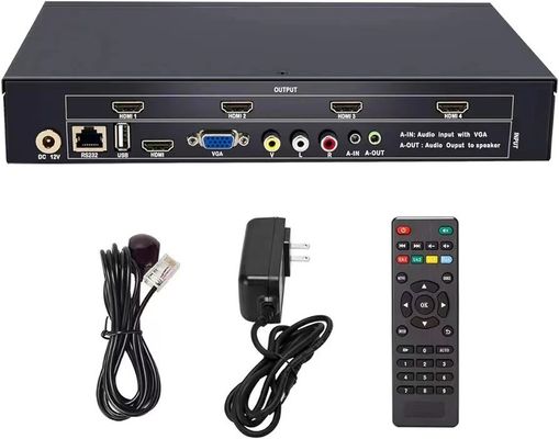 کنترل کننده دیواری ویدئویی پیشرفته 2x4 2x2 3x4 با وضوح 1920x1080