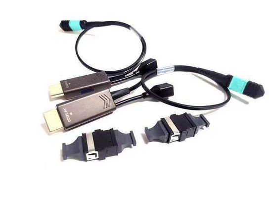 کابل فیبر نوری HDMI با اتصال فیبر استاندارد MPO