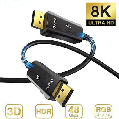 کابل فیبر MPO به DisplayPort - انتقال ویدیوی 8K با سرعت بالا