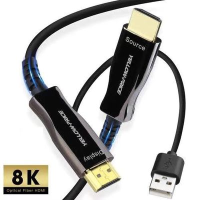رزولوشن 4K کابل فیبر نوری HDMI سازگار با HDMI 2.0 صفر از دست دادن سیگنال