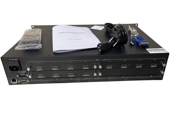 8 در 4 خارج HDMI متریکس سوئیچر به طور موثر مدیریت دستگاه های متعدد