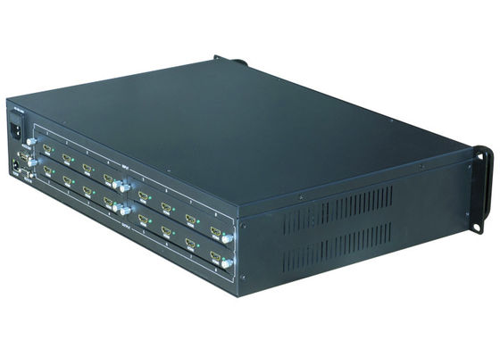 منبع برق HDMI Matrix Switcher 8x8 4x4 با پشتیبانی صوتی و AC