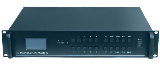 کنترل اترنت حداکثر وضوح 1080p ویدئو متریکس سوئیچر 17.3 X 11.8 X 3.5 اینچ