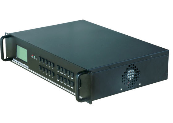 سوئیچر ماتریکس ویدئویی قابل نصب با منبع برق AC 100-240V IR