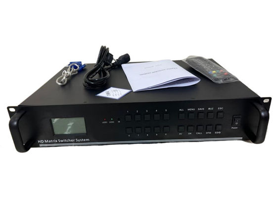 صندلی نصب شده فیبر نوری متریکس سوئیچر HDMI 8x8 با مطابقت HDCP