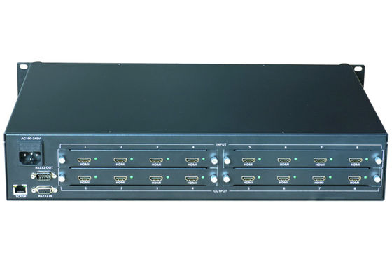 8x8 4x4 HDMI Matrix Switcher گزینه های کنترل اتریتن سازگار با HDCP