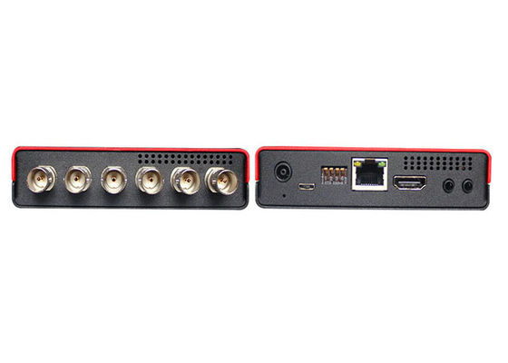 3G/HD/SD-SDI Quad Multiviewer و سوئیچر با صفحه نمایش Audio Meter