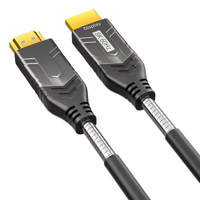 کابل نوری Ultra Long 4K HDMI ️ صفر از دست دادن سیگنال، آماده HDR، طراحی پلگ و پلی