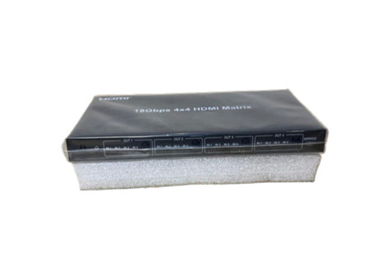 4X4 HDMI Matrix Switcher با گزینه های کنترل متعدد و خروجی های 4K