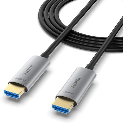 کابل فیبر نوری حرفه ای HDMI 1080P با HDCP V2.3 و نرخ تجدید پشتیبانی شده 60Hz