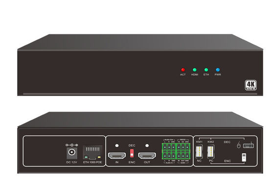 KVM-IP-1200 Dual Head Extender پشتیبانی از صفحه نمایش دوگانه ، مناسب برای معاملات مالی و کنترل دستگاه پزشکی