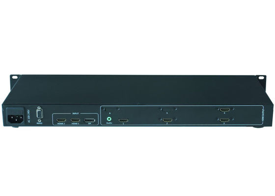 1 ورودی 4 خروجی کنترل کننده دیواری ویدئویی نامنظم با رابط های HDMI1 HDMI2 و DP