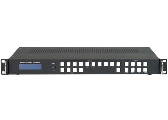 کنترل کننده دیواری ویدئویی تلویزیون HDMI 4x4 4k با 4 ورودی 16 خروجی