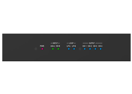 2 در 4 خارج 2x4 Hdmi Splitter با آداپتور دیوار ویدیو 2x2 Video Wall Controller - 4k