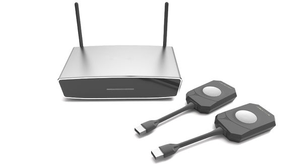 ورودی 4K ورودی 1080P ورودی بی سیم HDMI آداپتور دیسپلین دونگل با خروجی دوگانه HDMI VGA برای پخش لپ تاپ PC