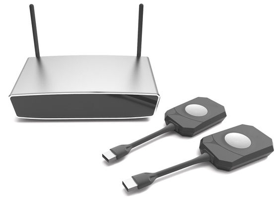 آداپتور صفحه نمایش بی سیم 4K HDMI Dongle AES CCMP رمزگذاری 12V DC منبع برق