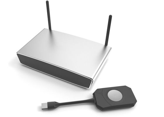 صفحه نمایش بی سیم HDMI Dongle Adapter دوگانه HDMI 4K 1080P تا 867Mbps نرخ داده پشتیبانی از رزولوشن های خروجی HDMI و VGA