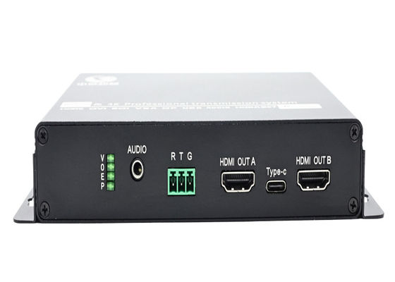 افزونه فیبر نوری صنعتی HDMI 4K 60Hz Ultra HD تا 10KM