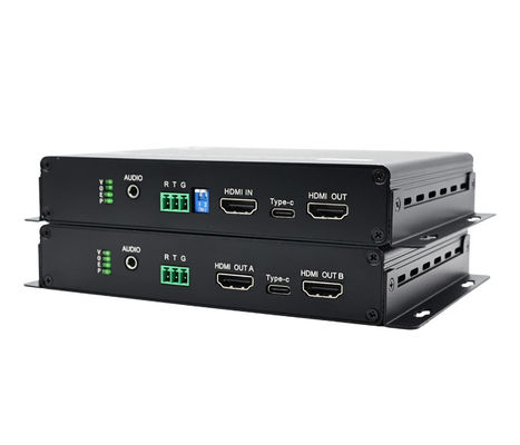 4K HDMI Optical Extender Over Fiber 60Hz HDMI 2.0b& 10KM رابط LC
