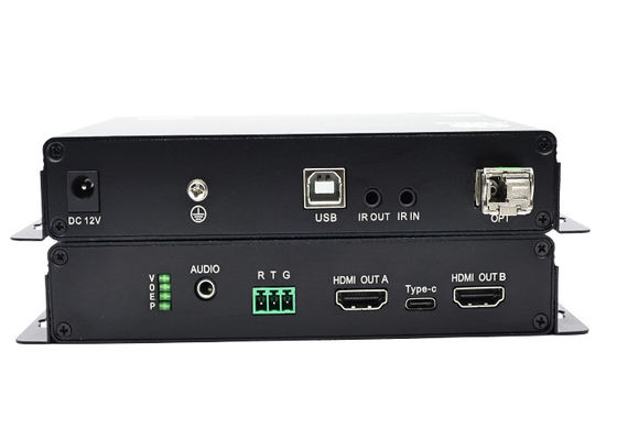 4K 60Hz HDMI Fiber Optic Extender تا 20KM انتقال بی ضرر انتقال سیگنال های دور