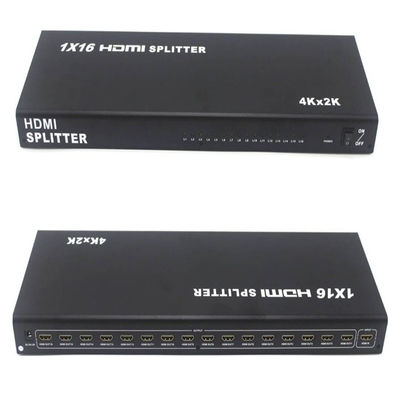 تقسیم کننده ویدئو HDMI 1 در 16 خارج ٬ توزیع کننده ویدئو AV برای صفحه نمایش های 4K
