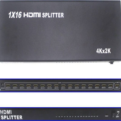 تقسیم کننده ویدئو HDMI 1 در 16 خارج ٬ توزیع کننده ویدئو AV برای صفحه نمایش های 4K