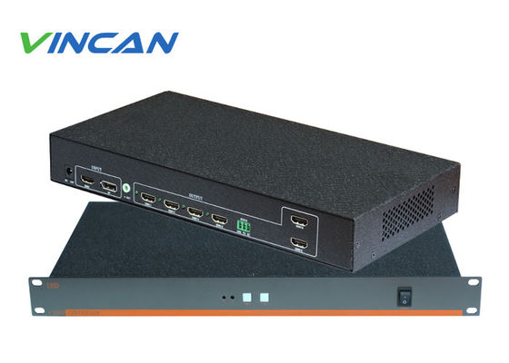 کنترل کننده دیوار ویدئویی 1x6 - پردازنده صفحه نمایش LCD 6 خروجی برای دیوار چند صفحه نمایش