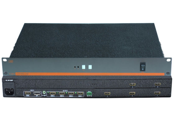 4K 1 در 9 کنترل کننده دیوار ویدئویی HDMI Splitter برای تنظیم صفحه نمایش LCD 3x3